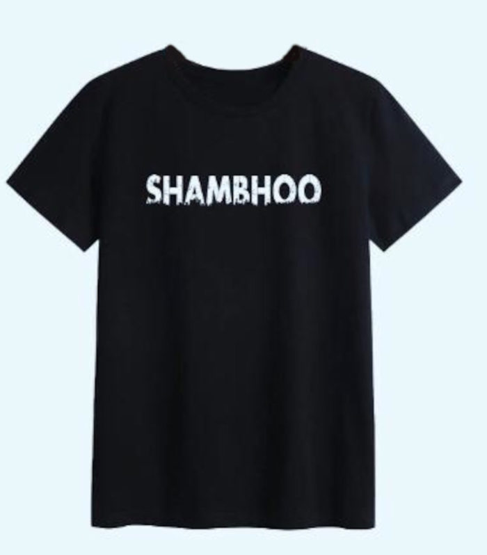 black-Half-Sleeve-Men-Shambhoo-name-t-shirt