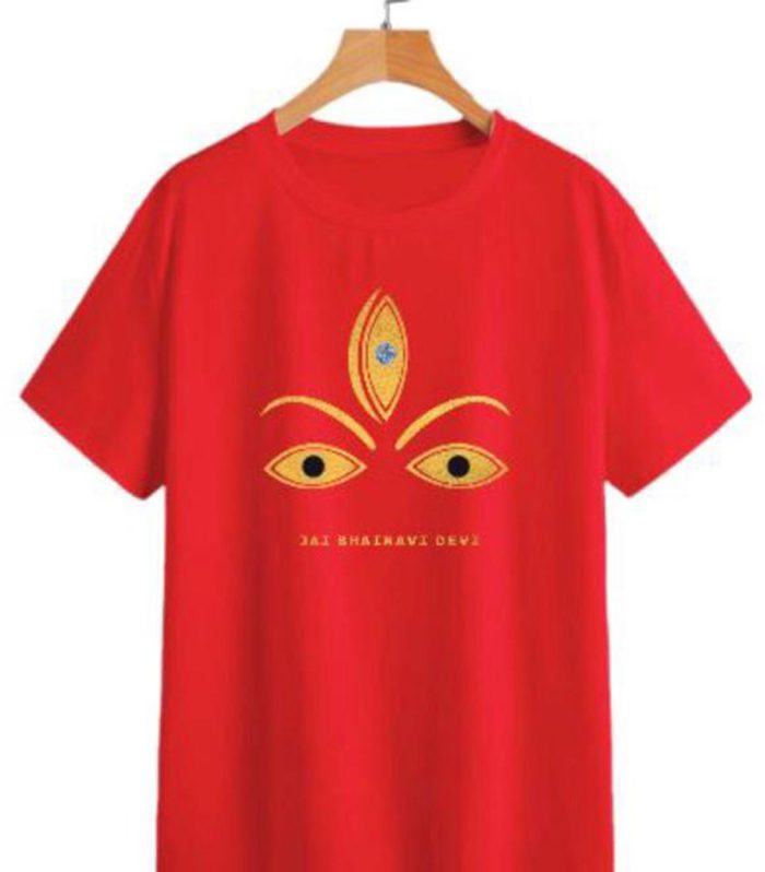 red-bhairavi-devi-Half-Sleeve-t-shirt